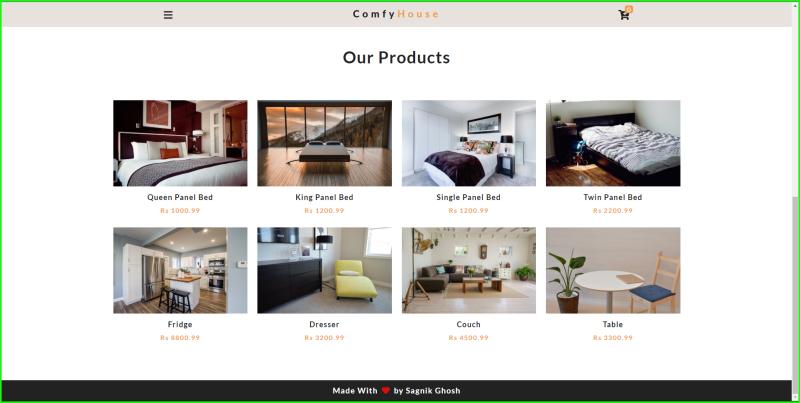 Comfy House: Your Online Furniture Haven