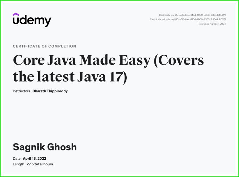 Core Java Made Easy