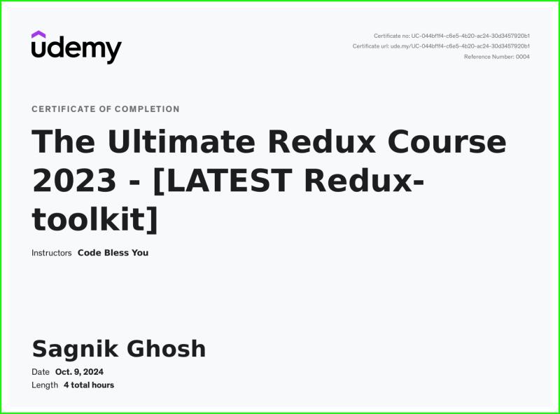 The Ultimate Redux Course