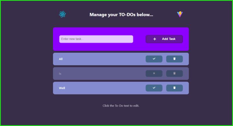 To-Do Task Manager with Redux